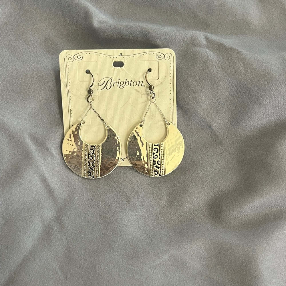 Brighton Hammered Disc Earrings